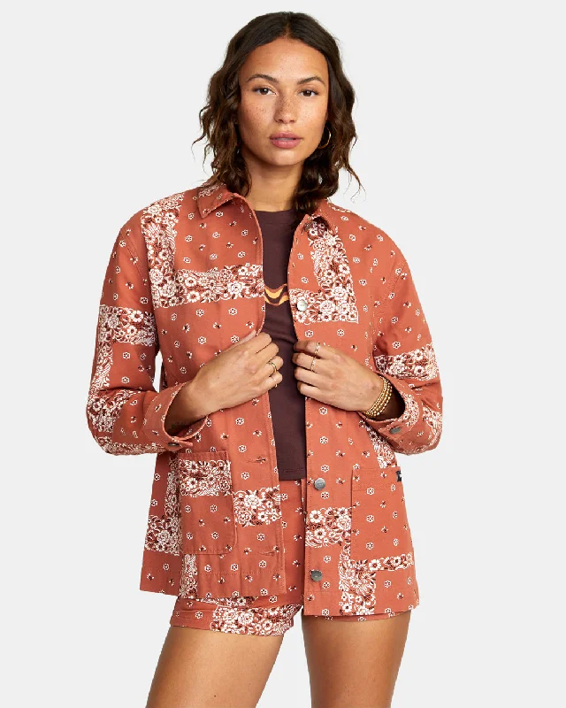 Chorelist Oversized Jacket - Cinnamon