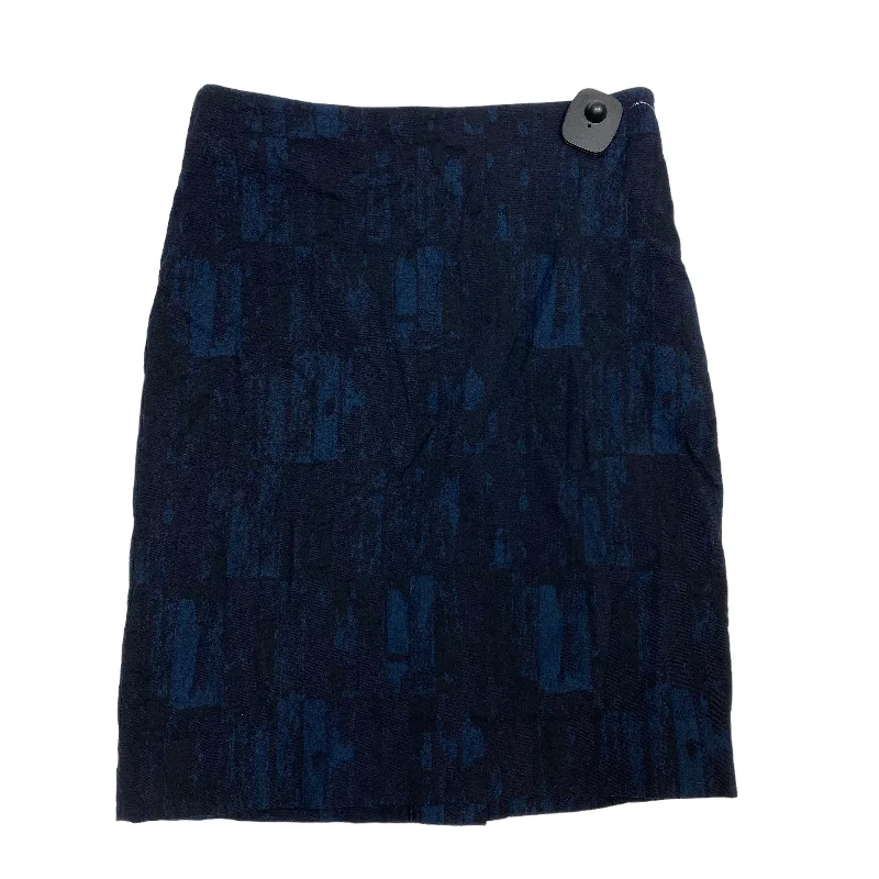 Skirt Mini & Short By Mm.LaFleur In Black & Blue, Size: S