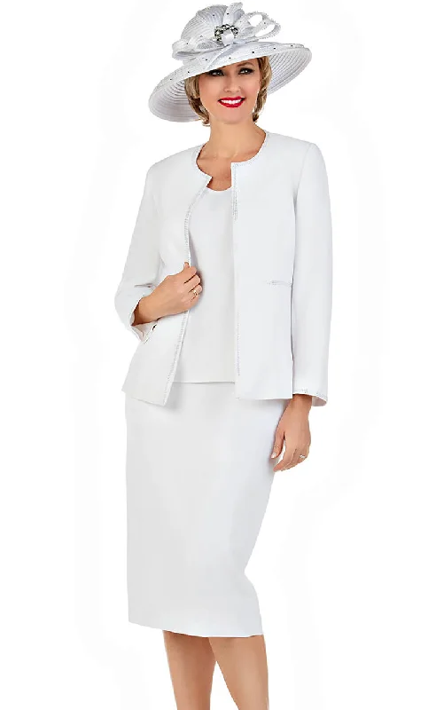 Giovanna Usher Suit S0652-White