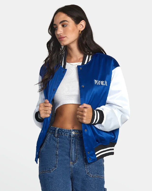 Niesa Bomber Jacket - True Blue