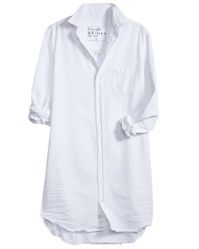 White Denim Mary Shirt Dress