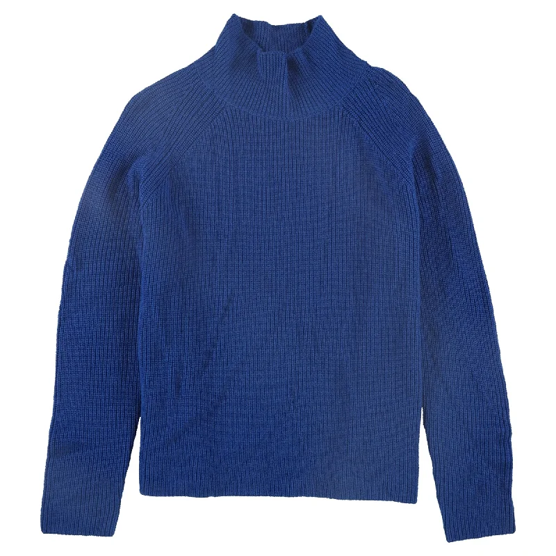 Eileen Fisher Womens Ribbed Pullover Sweater, Blue, X-Small