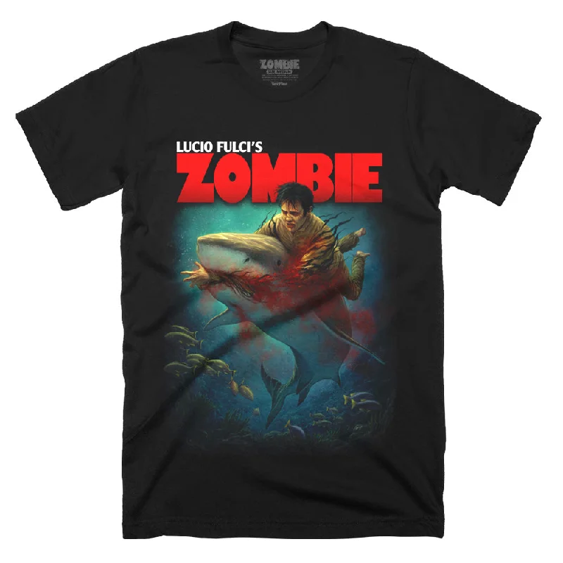 Zombie Zombie Vs Shark T-Shirt