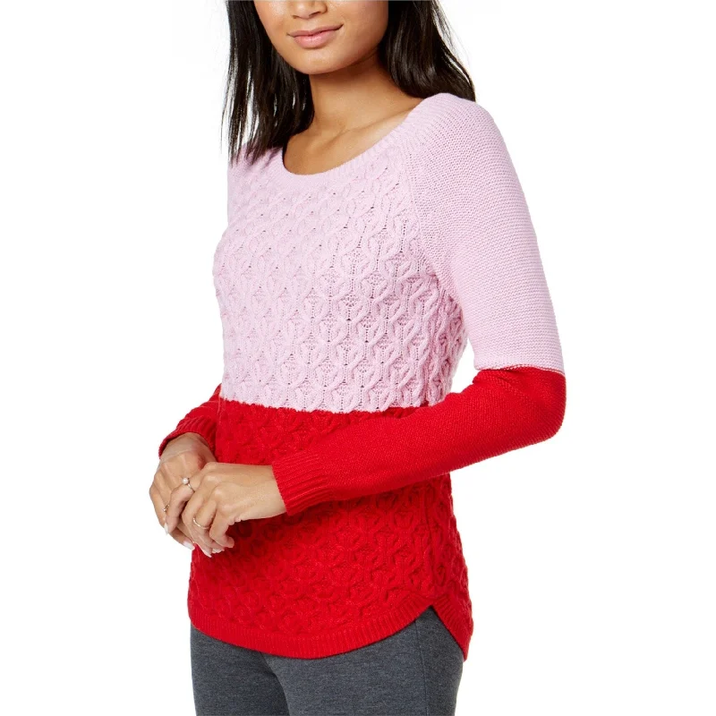 Maison Jules Womens Colorblocked Pullover Sweater