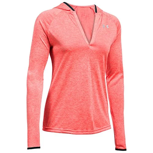 Under Armour Womens Under Armour Damen Langarmshirt Tech Ls Hoody - Twist, Marathon Red, Xs, 1269181