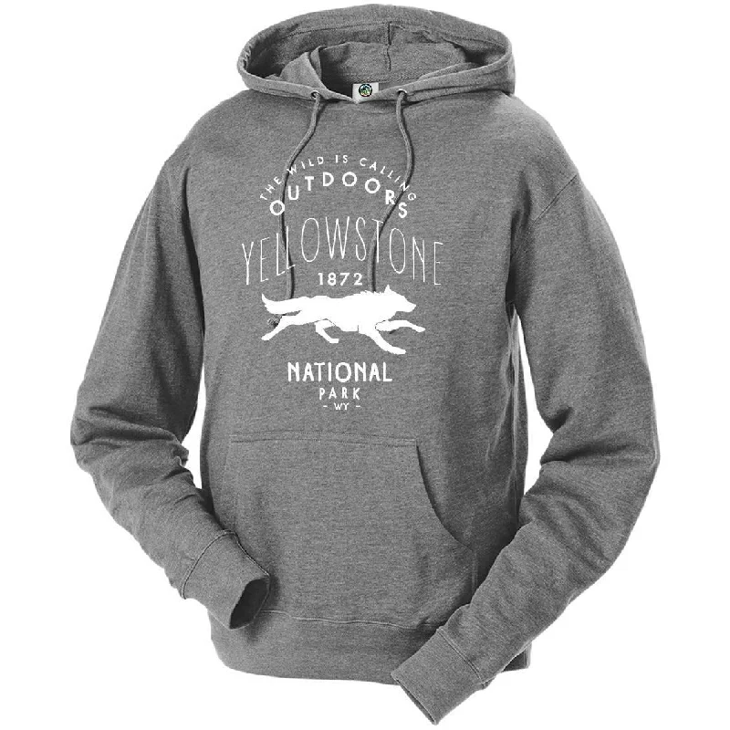 Yellowstone National Park Wolf Hoodie