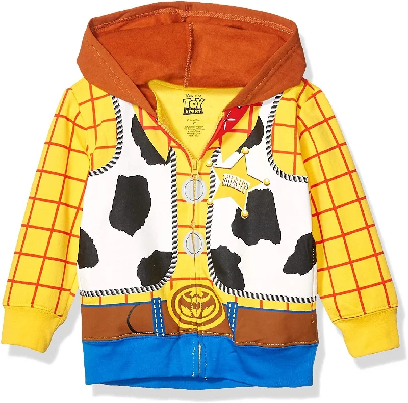 Disney Boys' Toddler Sheriff Woody Toy Story Costume Hoodie