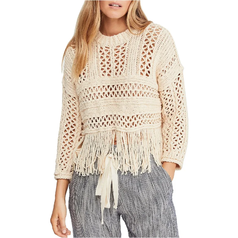 Free People Womens Higher Love Pullover Sweater