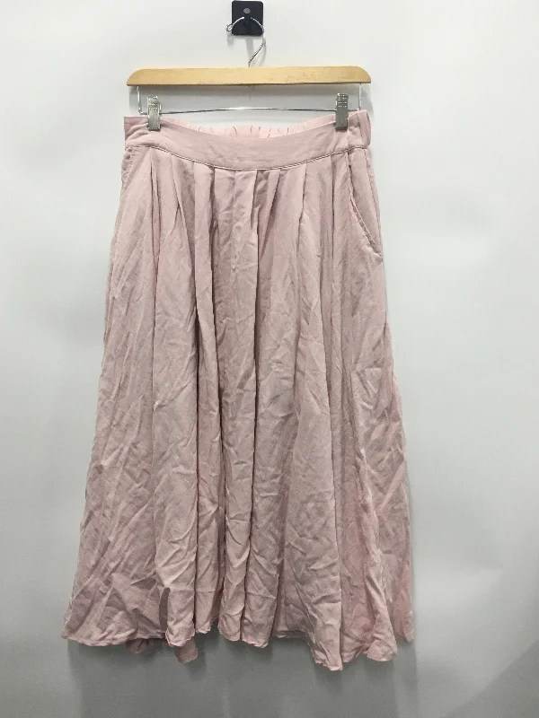 Skirt Midi By Mable In Pink, Size: L