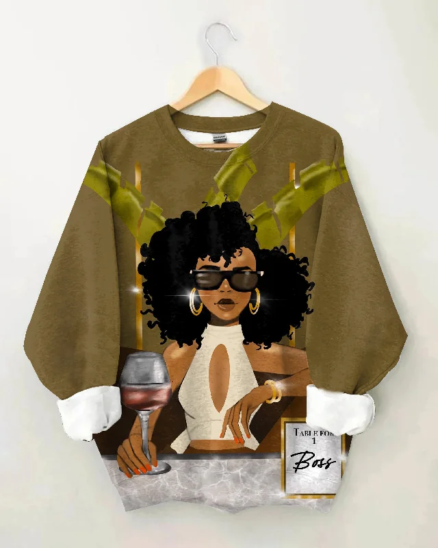 Boss Brown Women Long Sleeve Sweatshirt