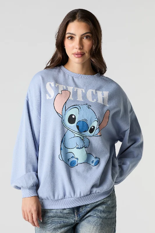 Stitch Graphic Fleece Sweatshirt