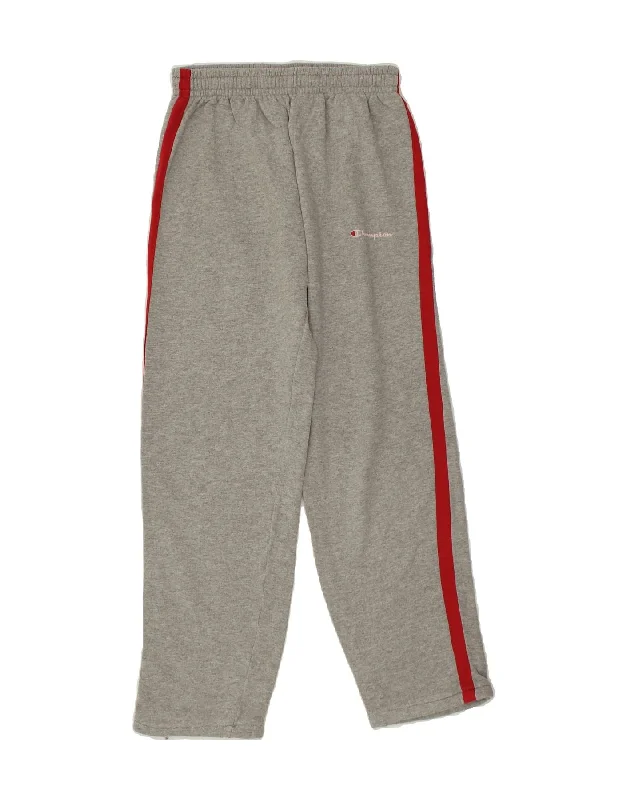 CHAMPION Womens Tracksuit Trousers UK 8 Small Grey Cotton