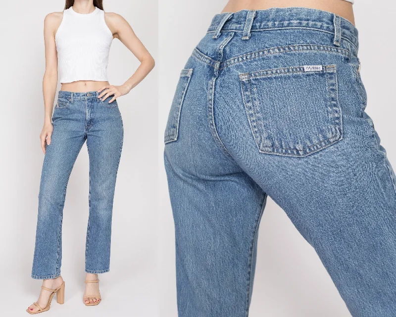 Small 90s Guess Mid Rise Straight Leg Jeans