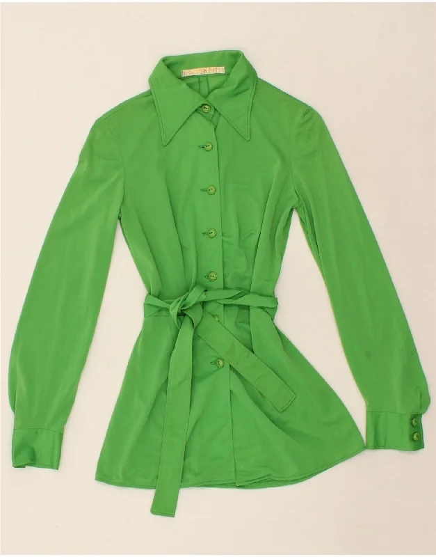 HAPPENING Womens Shirt Blouse IT 42 Medium Green