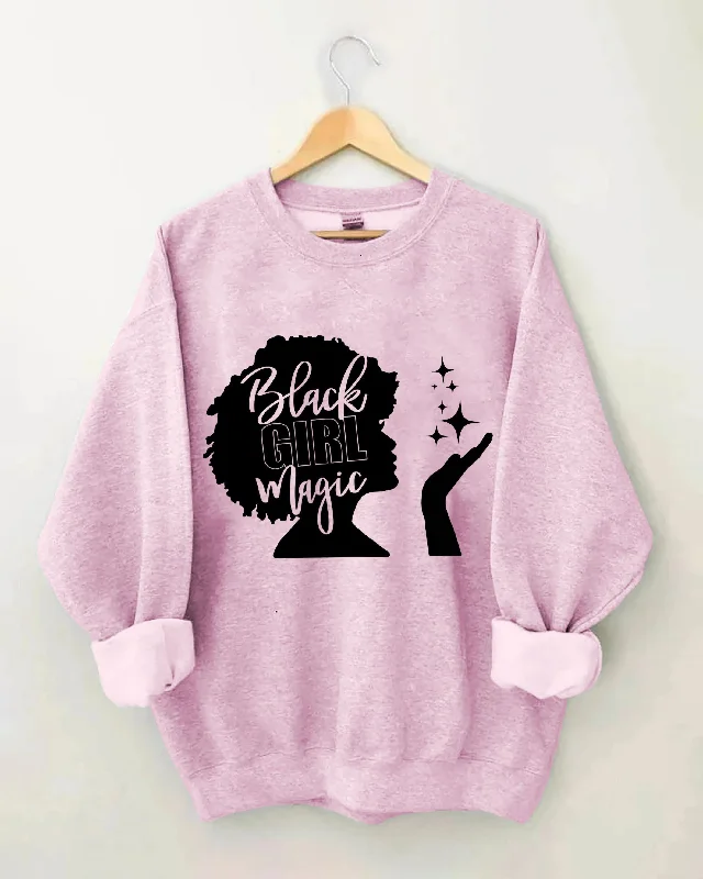 Black Girl Magic Long Sleeve Sweatshirt