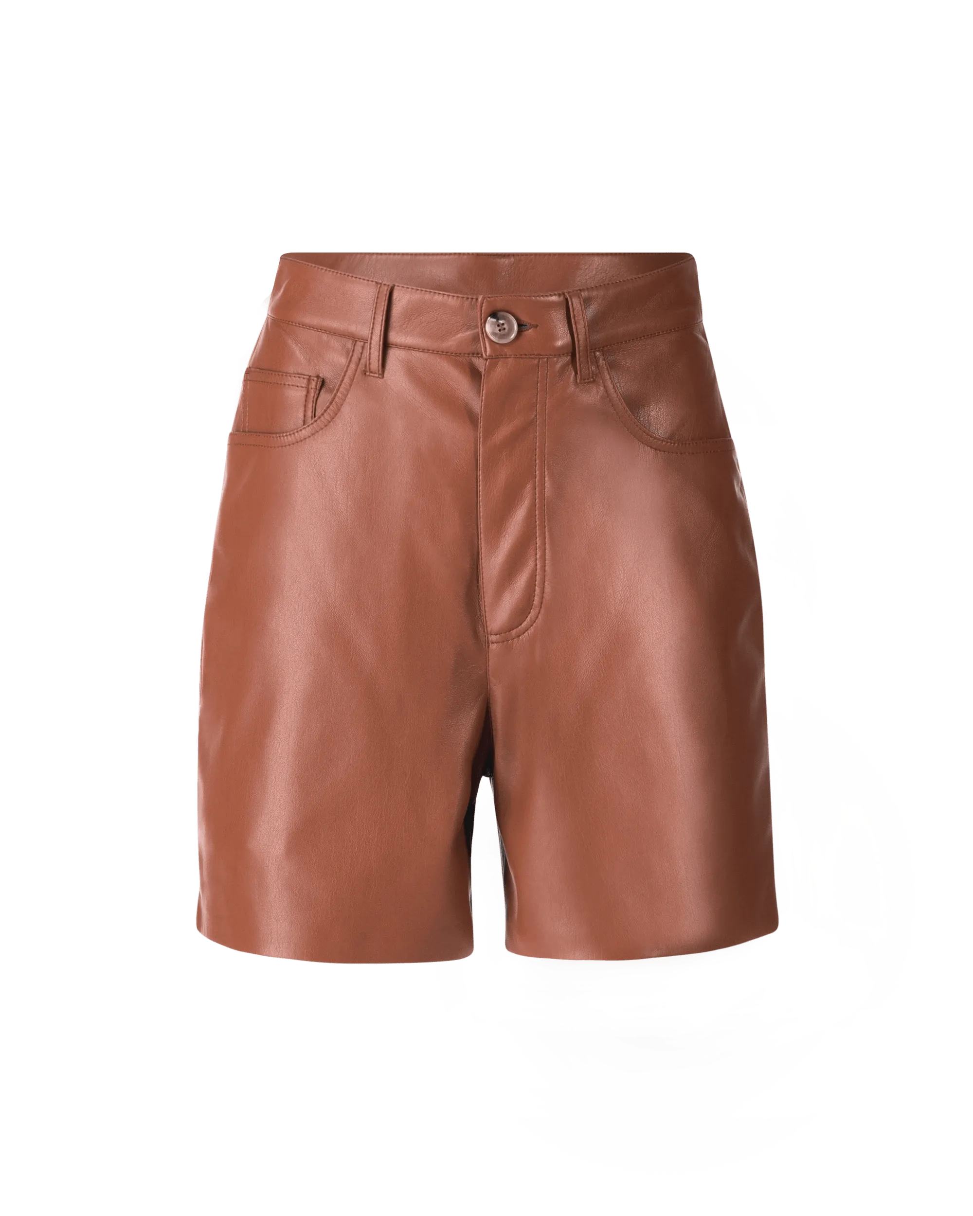 Leana Vegan Leather Shorts