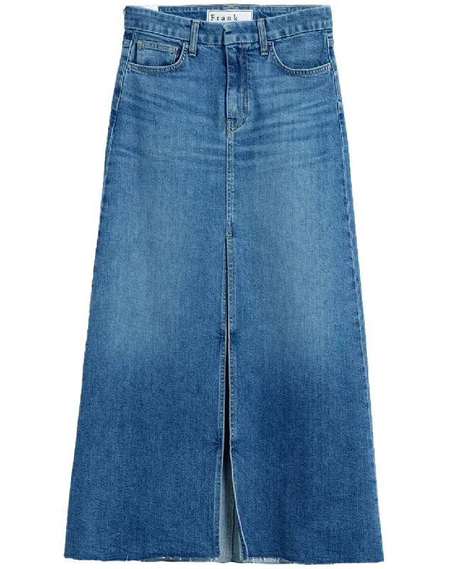 Donnybrook Denim Skirt in Classic Blue Wash