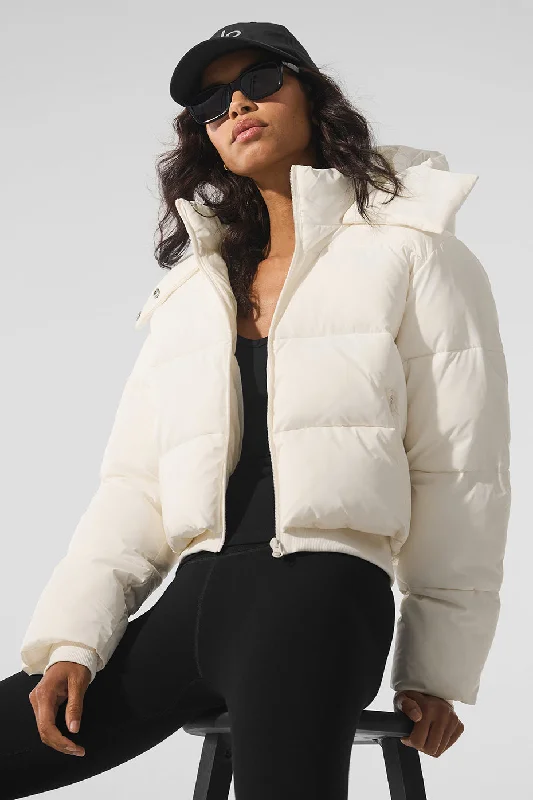 Foxy Puffer Jacket - Ivory