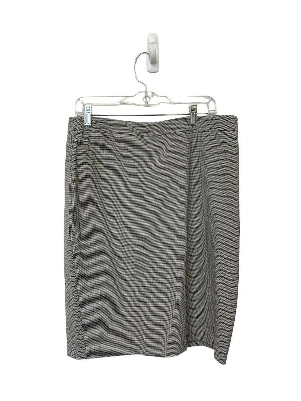 Skirt Midi By White House Black Market In Grey, Size: 14