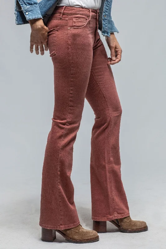 Tommy Flare Jeans In Terracotta