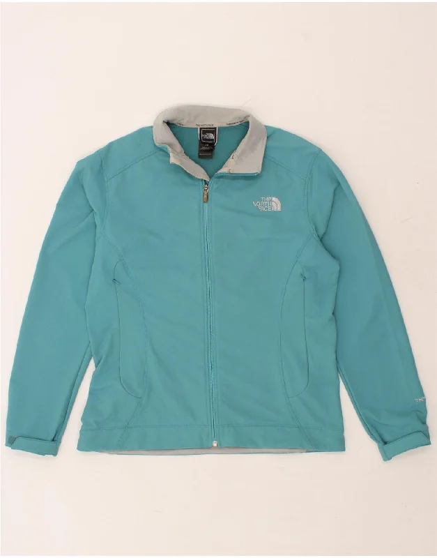 THE NORTH FACE Womens Tracksuit Top Jacket UK 16 Large Blue Nylon