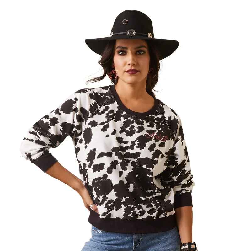 Ariat Women's Holstein Cow Sweatshirt