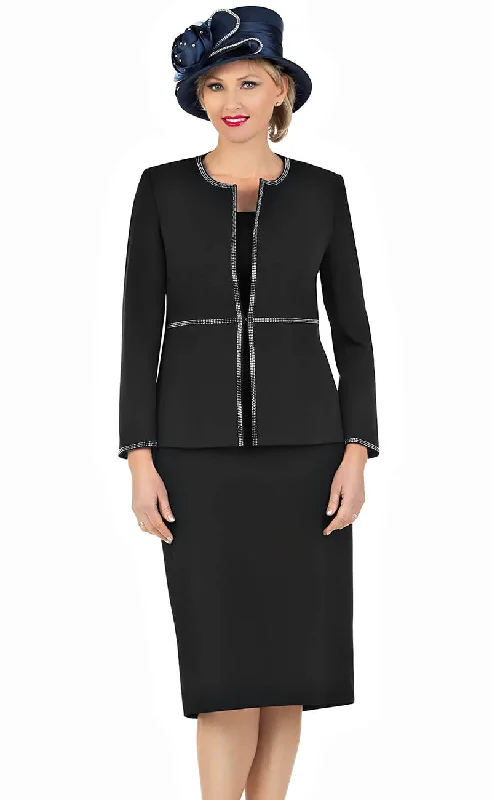 Giovanna Usher Suit S0652-Black