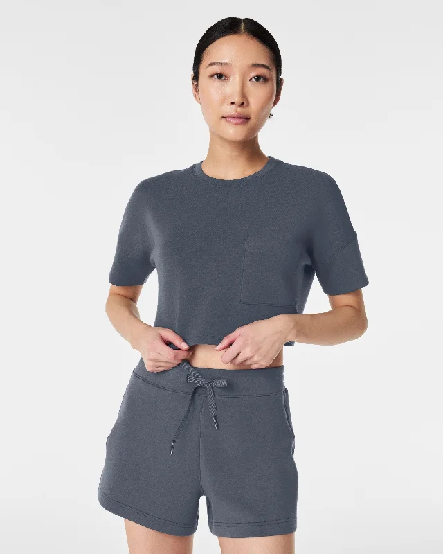 AirEssentials Cropped Pocket Tee