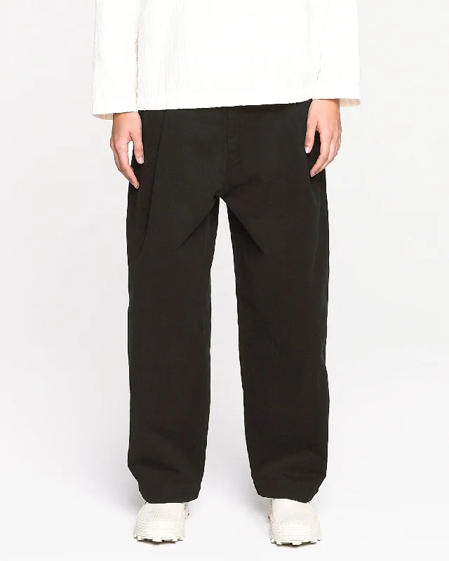 G.o.D British Worker Pants Brushed Twill Black